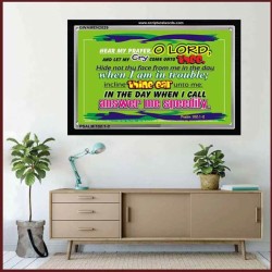 HEAR MY PRAYER O LORD   Bible Verses Poster   (GWAMEN2029)   