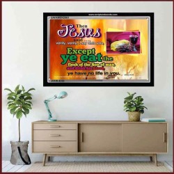 VERY VERY I SAY UNTO YOU   Framed Office Wall Decoration   (GWAMEN2061)   "33X25"