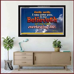 EVERLASTING LIFE   Inspirational Wall Art Frame   (GWAMEN2063)   