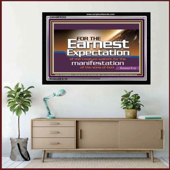 EARNEST EXPECTATION   Business Motivation Art   (GWAMEN262)   