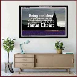BE CONFIDENT IN JESUS CHRIST   Wall Dcor   (GWAMEN273)   