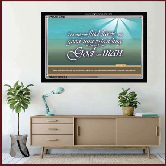 GOOD UNDERSTANDING   Inspirational Bible Verses Framed   (GWAMEN288)   