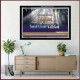 FOR THOU HAST FOUND FAVOUR WOTH GOD   Large Frame Scripture Wall Art   (GWAMEN291)   