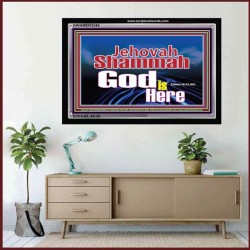 JEHOVAH SHAMMAH   Bible Verse Wall Art   (GWAMEN3346)   