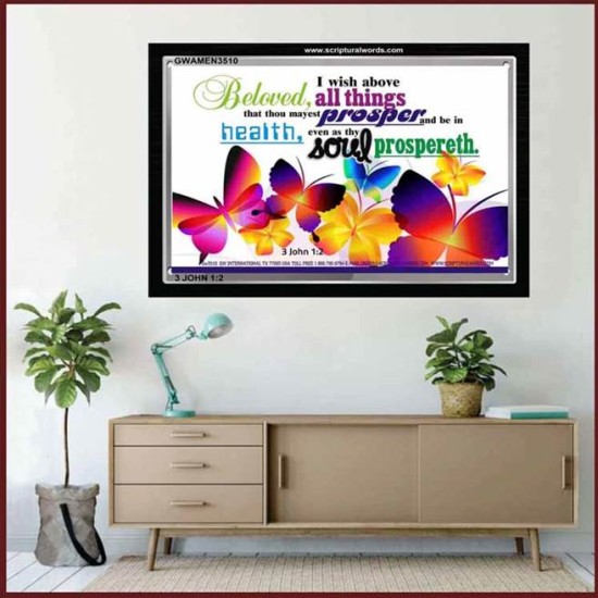 I WISH ABOVE ALL THINGS   Framed Sitting Room Wall Decoration   (GWAMEN3510)   