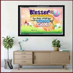 BLESSED ARE THE PEACEMAKERS   Framed Art Prints   (GWAMEN3594)   