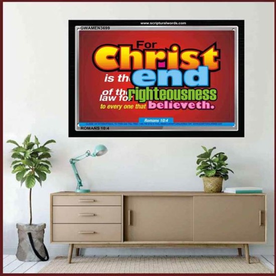 CHRIST THE END OF THE LAW   Custom Art and Wall Dcor   (GWAMEN3699)   