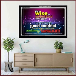 WISDOM   Scriptural Framed Signs   (GWAMEN3817)   