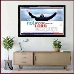 GIVE TO THE LORD   Encouraging Bible Verse Frame   (GWAMEN3824)   