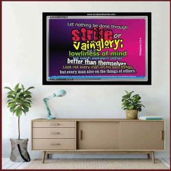 VAIN GLORY   Contemporary Christian Wall Art   (GWAMEN3841)   "33X25"