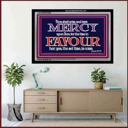 MERCY AND FAVOUR   Framed Religious Wall Art    (GWAMEN3858)   