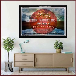 JESUS CHRIST OUR SAVIOUR   Bible Verse Art Prints   (GWAMEN3884)   