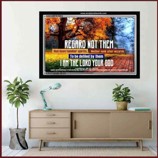 I AM THE LORD YOUR GOD   Scripture Art Prints   (GWAMEN3963)   