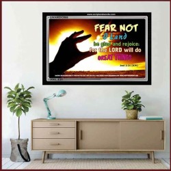 FEAR NOT   Acrylic Glass Framed Bible Verse   (GWAMEN3966)   