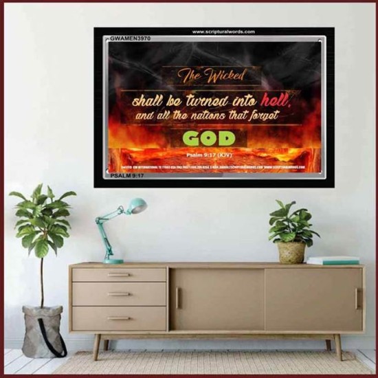 HELL   Contemporary Christian poster   (GWAMEN3970)   