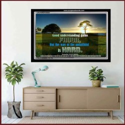 UNFAITHFULNESS   Framed Restroom Wall Decoration   (GWAMEN4000)   "33X25"