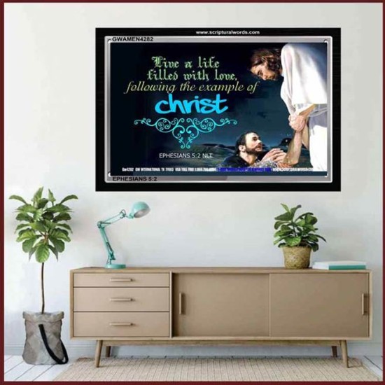 LIVE A LIFE FILLED WITH LOVE   Bible Verse Wall Art   (GWAMEN4282)   