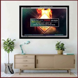 HOLY GHOST   Framed Scripture Dcor   (GWAMEN4529)   