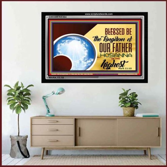 HOSANNA IN THE HIGHEST   Framed Religious Wall Art    (GWAMEN5364)   