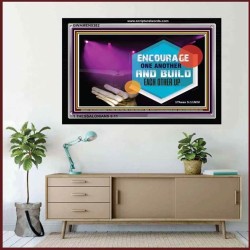 ENCOURAGEMENT   Bible Verses Wall Art Acrylic Glass Frame   (GWAMEN5382)   