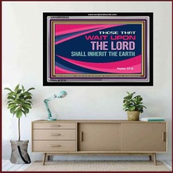 WAIT UPON THE LORD   Business Motivation Art   (GWAMEN5545)   "33X25"