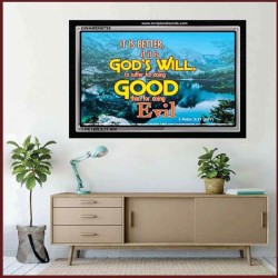 GODS WILL   Christian Frame Art   (GWAMEN6735)   