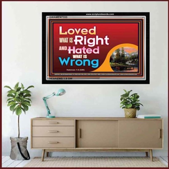 LOVE   Bible Verse Framed Art   (GWAMEN7333)   