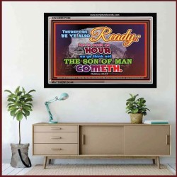 JESUS RETURN   Bible Verses Framed for Home   (GWAMEN7399)   