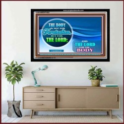 FORNICATION   Bible Verses Framed Art Prints   (GWAMEN7495)   