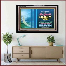 YOUR NAMES ARE WRITTEN IN HEAVEN   Christian Quote Framed   (GWAMEN7527)   