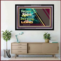 SERVE THE LORD   Christian Quotes Framed   (GWAMEN7825)   