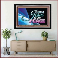 JESUS CHRIST OUR PEACE   Bible Verse Wall Art   (GWAMEN7853)   