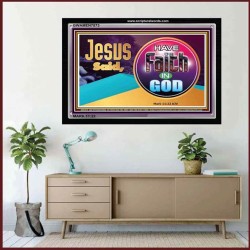 FAITH IN GOD   Acrylic Glass Frame Scripture Art   (GWAMEN7873)   