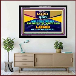 I AM THE LORD YOUR GOD   Framed Sitting Room Wall Decoration   (GWAMEN7919)   