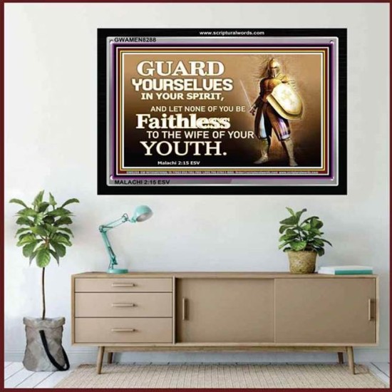 FAITHFULNESS   Unique Bible Verse Frame   (GWAMEN8288)   