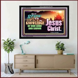 GROW IN GRACE   Bible Verse Framed Art   (GWAMEN8324)   