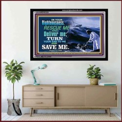 SAVE ME   Large Framed Scripture Wall Art   (GWAMEN8329)   