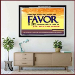 IN HIS FAVOR IS LIFE   Custom Art and Wall Dcor   (GWAMEN835)   