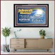 JEHOVAH SHALOM   Large Framed Scripture Wall Art   (GWAMEN8350)   