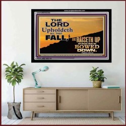 UPHOLDETH ALL THAT FALL   Scripture Wall Art   (GWAMEN8356)   "33X25"