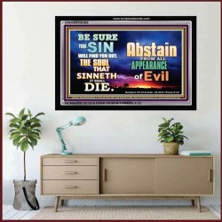 ABSTAIN FROM EVIL   Affordable Wall Art   (GWAMEN8389)   