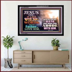 KEEP MY COMMANDMENTS   Custom Framed Scripture   (GWAMEN8392)   