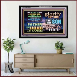 GLORIFY THY SON   Custom Frame Scripture   (GWAMEN8394)   