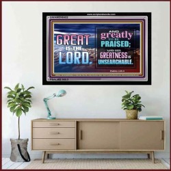 GREAT IS THE LORD   Printable Bible Verses to Frame   (GWAMEN8452)   