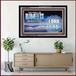 BE BLAMELESS   Christian Framed Art   (GWAMEN8512)   