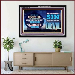 DO NOT BE DECEIVED   Bible Verse Frame   (GWAMEN8521)   