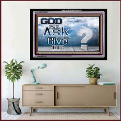 ASK IT SHALL BE GIVEN   Scriptural Framed Signs   (GWAMEN8527)   