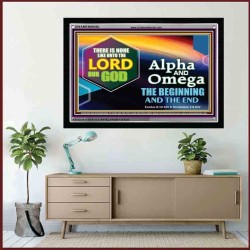 ALPHA AND OMEGA   Christian Quotes Framed   (GWAMEN8649L)   