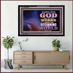 KNOWN UNTO GOD   Inspirational Wall Art Frame   (GWAMEN8928)   