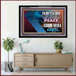 GLORY TO GOD   Modern Wall Art   (GWAMEN9060)   